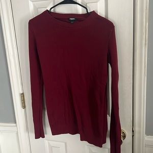 Burgundy Thin Sweater